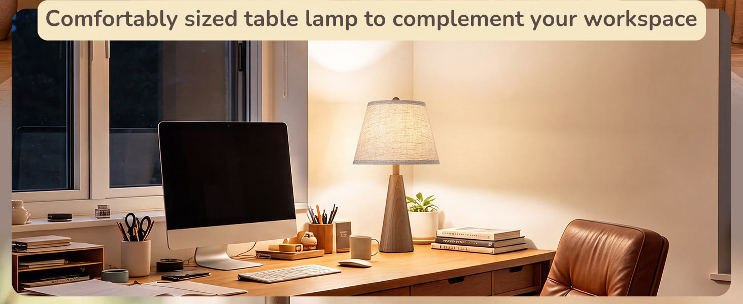 Farmhouse Table Lamp for Office
