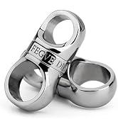 TISUR Key Rings Heavy Duty, Titanium Key Ring Carabiner Keychain Rings Swivel Key Chain For Men A...