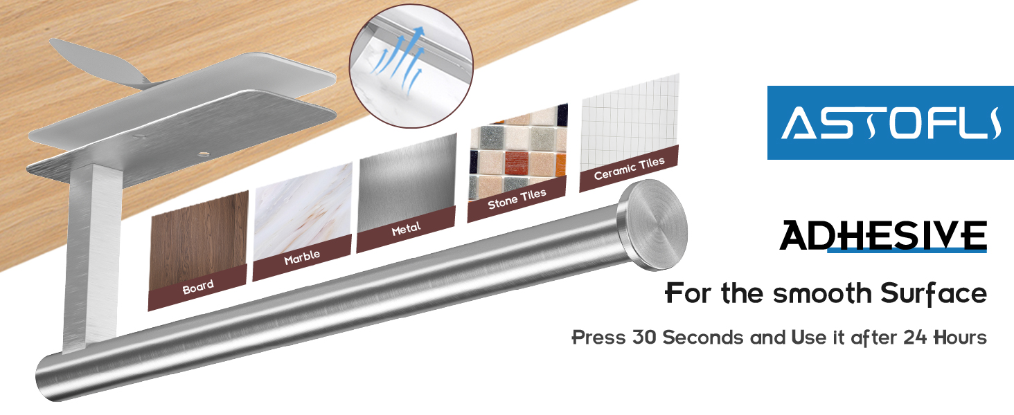 Adhesive Paper towel holder