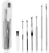 7 Pcs Ear Pick Earwax Removal Kit, BetyBedy Ear Cleansing Tool Set, Ear Curette Ear Wax Remover T...