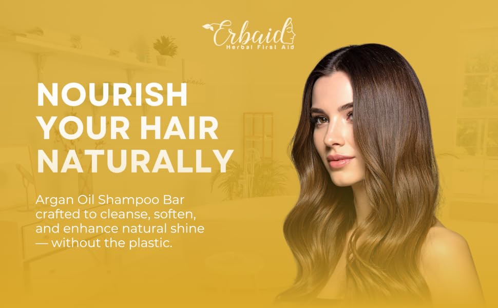 argan shampoo bar natural solid hair soap moisturizing hydrating nourishing cleansing repair shine