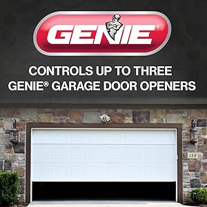 Will open up to 3 genie garage door intellicode opener systems