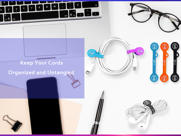 magnetic cable clips cord organizer holders