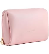 Aveniee Travel Makeup Bag, Large Cosmetic Case for Women, Vegan Leather Travel Toiletry Bag, Wate...