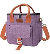 Joymee Insulated Lunch Bag for Women/Men, Waterproof Lunch Box for Office Work Picnic Beach, Reus...