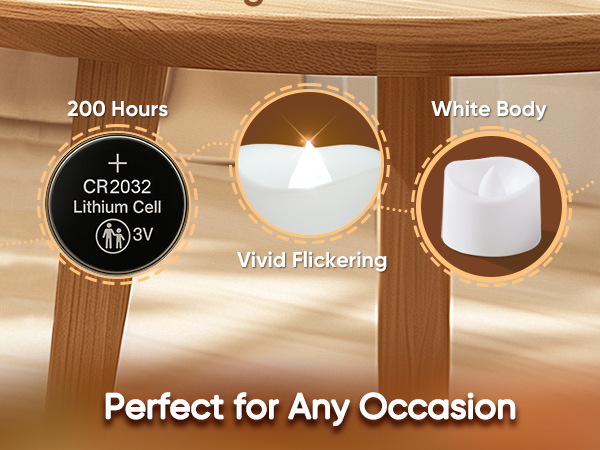 battery operated tea lights candles