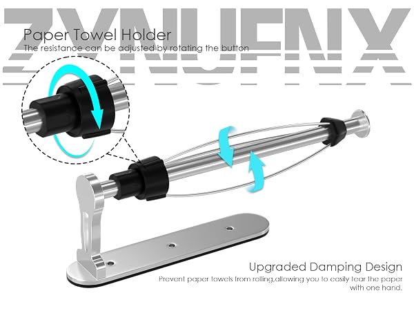 paper towel holder under cabinet