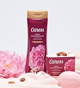 Caress Moisturizing Peony & Almond Blossom Body Wash For Fresh, Smooth Skin Body Soap To Soothe &...