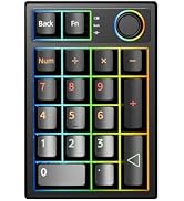 TISHLED Gasket Creamy Mechanical Numpad Programmable Macro Keypad Wireless 2.4G/Bluetooth 5.0/Wir...