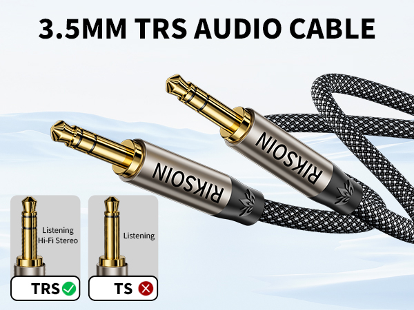 3.5mm Nylon Braided Aux Cable