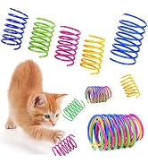 Cat Spring Toys, Bouncy Coil Kitty Cats Spiral Spring Toy for Indoor Cats Heavy Interactive Cat T...