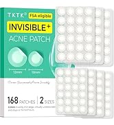 TKTK Pimple Patches for Face, 0.01cm Ultra-Thin Invisible Acne Patches, Hydrocolloid Patches for ...