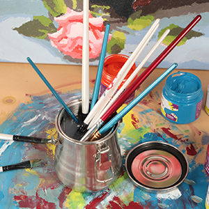 paint brush basin