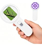 10-200X Autofocus Digital Microscope, Portable Handheld Scope with 2in IPS Screen & Dual LED Ligh...