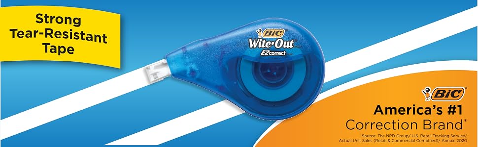 BIC Wite Out Brand EZ Correct Correction Banner
