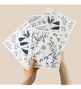 RECYCO Swedish Dishcloths for Kitchen | 6 Pack Foggy Blue Washable Dish Rags | Cellulose Reusable...
