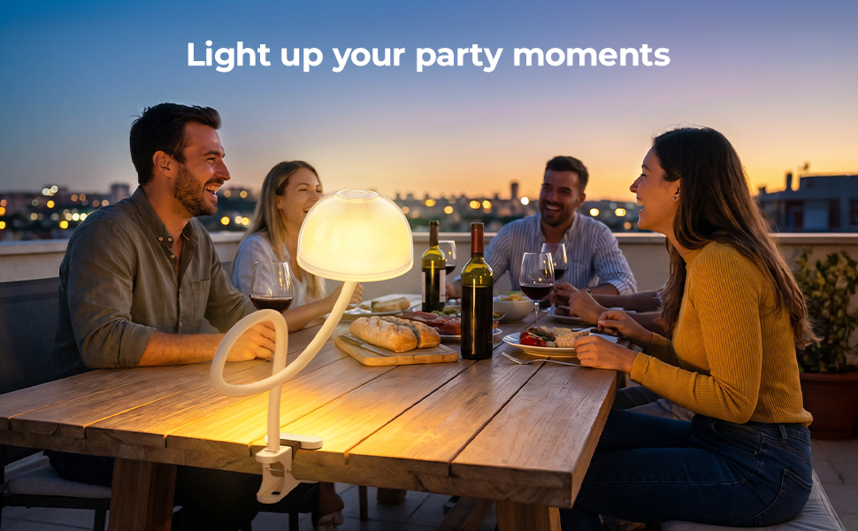 A variety of lighting modes create a wonderful lighting atmosphere.