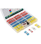 Intashi 140PCS Solder Seal Wire Butt Connectors with Solder Paste, Low-Melting-Point & Lead-Free ...