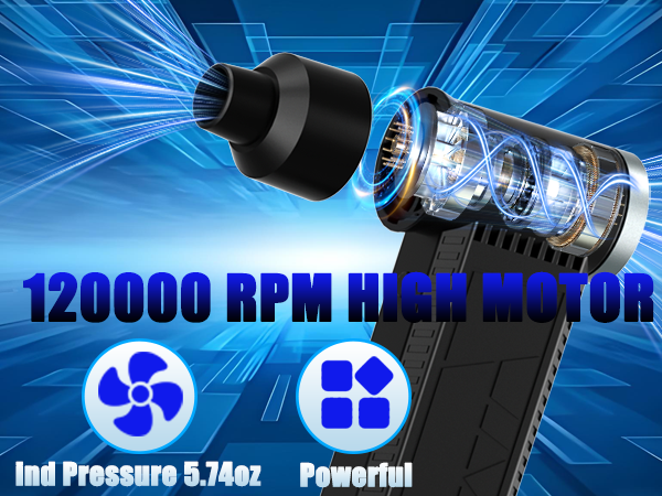 Compressed Air Duster,Air Blower for Keyboard, Computer, Car, Home Cleaning