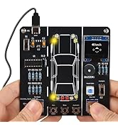MIOYOOW DIY Car Driving Simulation Soldering Practice Kit, Electronics Project Car Driver Simulat...