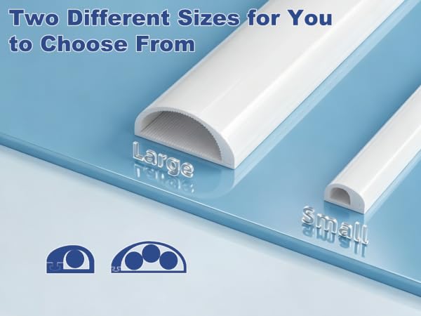 small & large size