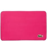 Lacoste Memory Foam Bath Rug – Ultra Soft Fleece Bathroom Mat with Embroidered Crocodile Logo, Su...
