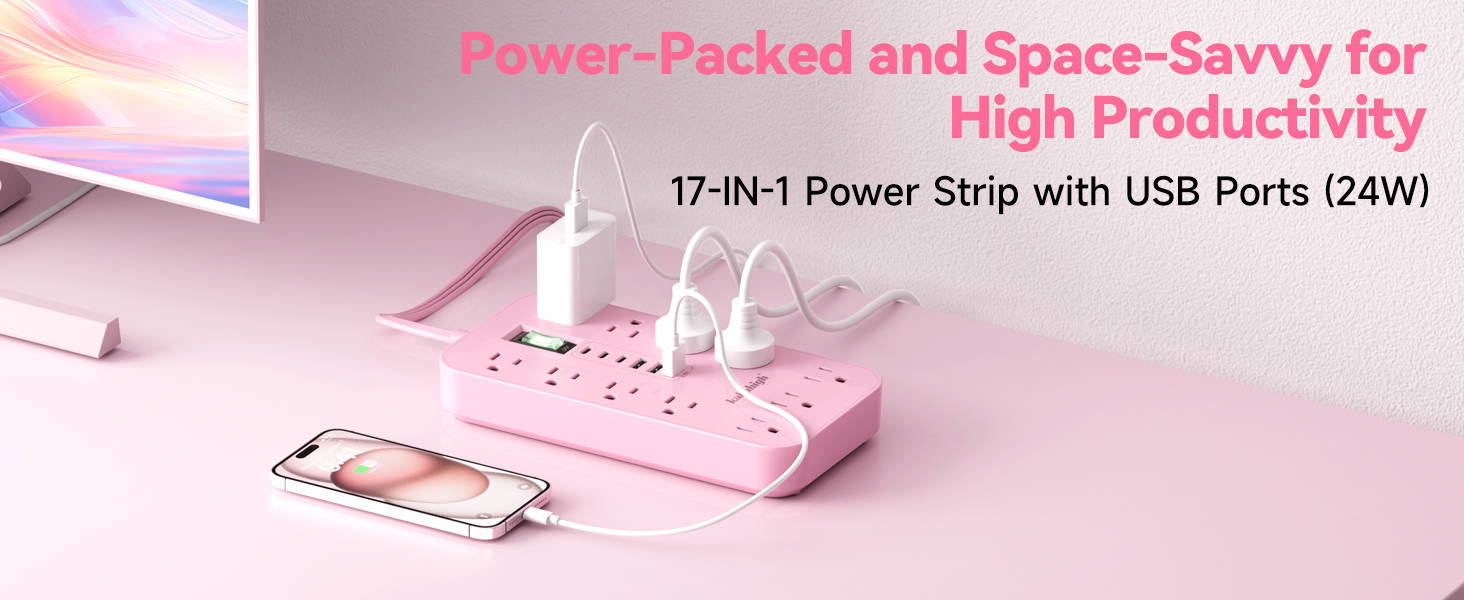 pink extension cord