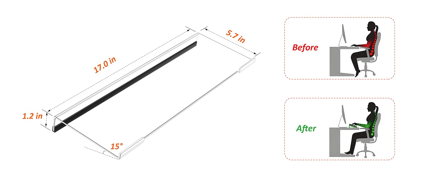 Egchi Computer Keyboard Stand