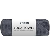 Vnoss Hot Yoga Towel - Microfiber Non Slip Yoga Mat Towel with Grip Dot Sweat Absorbent Towel for...