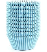 Eoonfirst Standard Size Baking Cups Valentine's Day Party Cupcake Liners 200 Pcs (Light Blue)