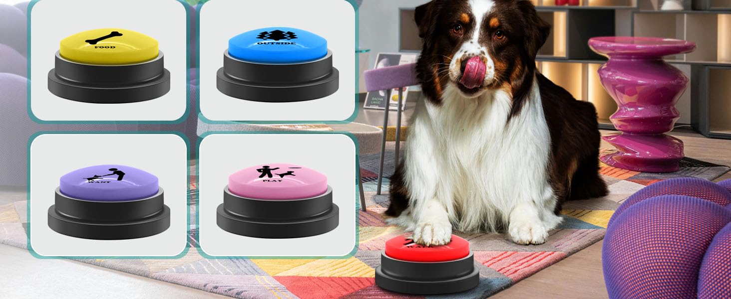 Dog Talking Button Set