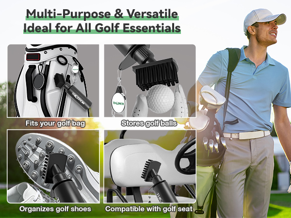 All Weather Golf Club Brush Application