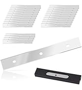 EHDIS 6 inch Razor Blades Paint Scraper Replacement Stainless Steel Blades for Window Scrapers, D...
