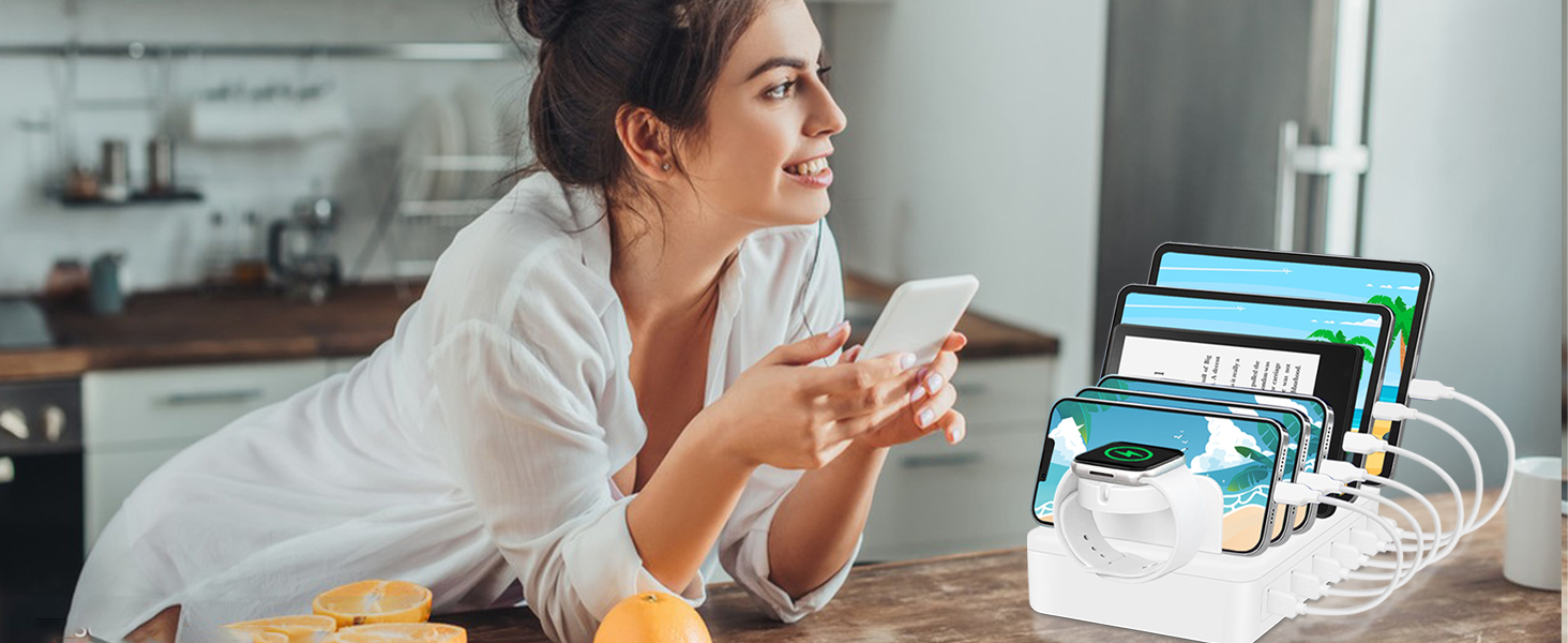 ipad charging station