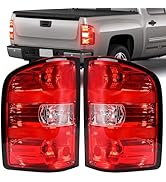 SHINEHOME Tail Lights Assembly for Chevy Silverado 1500 2500 3500 2500HD 3500HD 2007 2008 2009 20...