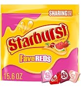 STARBURST FaveREDS Fruit Chews Candy, Chewy Candy, 15.6 oz Sharing Size Bag