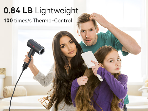 light hair dryer
