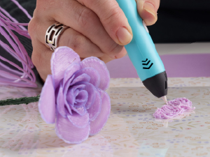 SCRIB3D P1 designing a rose in 3D