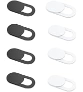 Toojcc Laptop Camera Cover Slide, 8 Pack Ultra-Thin Webcam Cover, Compatible with MacBook, Laptop...