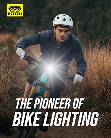 USB Rechargeable Bike Light Set Powerful Bicycle Front Headlight and Back Taillight