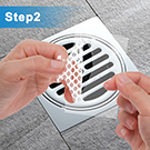 Disposable drain hair catcher