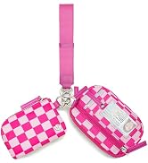 Sunpour Nylon Wallet Wristlet for Women,RFID Wallet Keychain Small Wallets Woman with Coin Purse ...