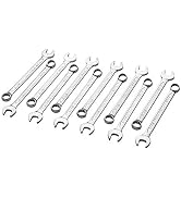 Jetech 9/16 inch Combination Wrench (12 Pack) - Durable SAE Inch Cr-V Steel High Strength Spanner...
