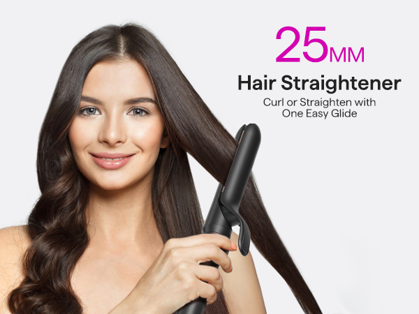 2 in 1 straightener&curler