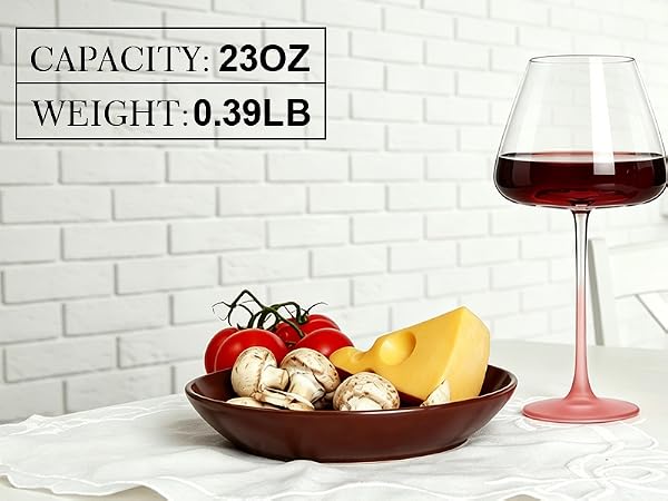 Colored Wine Glasses Set of 2