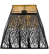 Large Metal Lampshade New Pyramid Shape Design 7'' Top 14'' Bottom 10'' Height ALUCSET Square Bel...