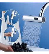 Kitchen 360°Faucet Extender with 55/64''(22mm) Female Thread, Swivel Sink Water Faucet Aerator wi...