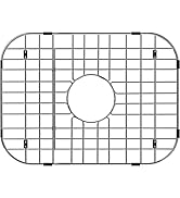 SANNO Kitchen Sink Grate Sink Protector for Kitchen Sink, Stainless Steel Grid Sink Protector Kit...