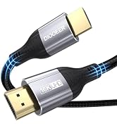 16K 8K Short HDMI Cable 1.5FT 96Gbps Ultra High Speed HDMI 2.2 Cord 18inch | 16K@60Hz, 8K@240Hz, ...