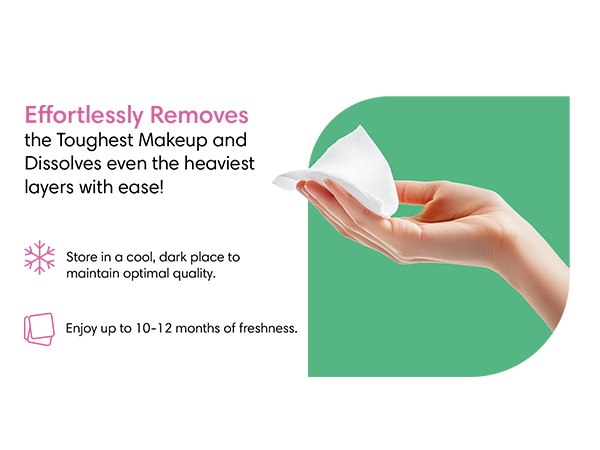 B0BNSRJR5Y - LA Fresh Makeup Remover Wipes with Vitamin E